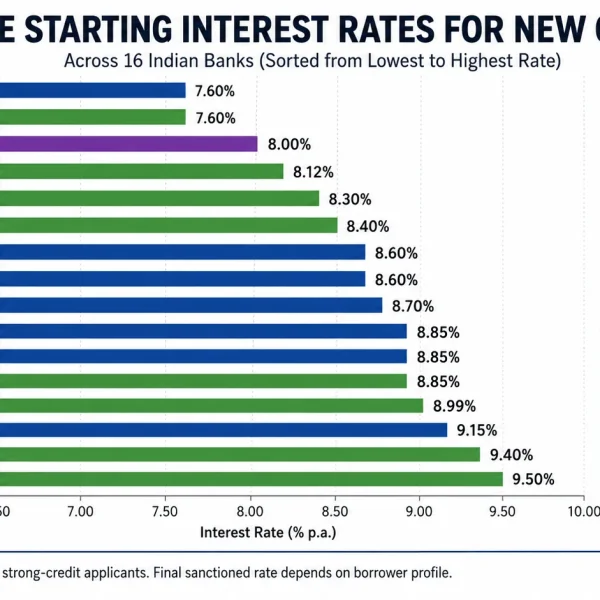 New Car Prices in India: On-Road Price, Mileage & Specs (2026) 2 Car Loan Interest Rates 2026 by Bank