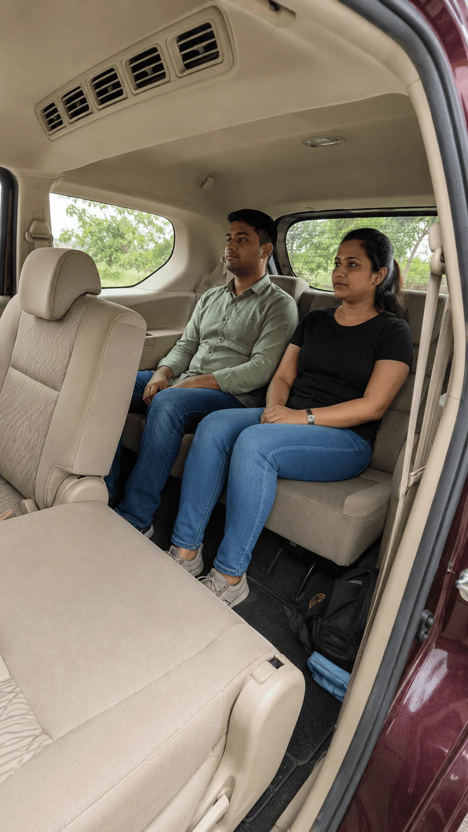 maruti ertiga third row space