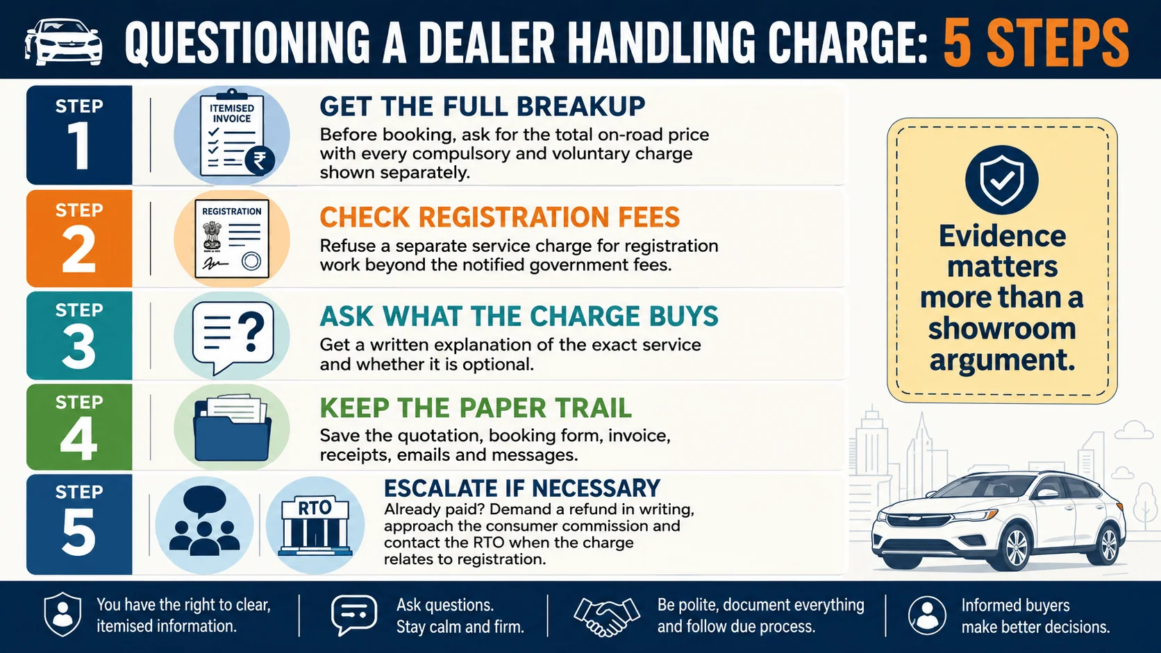 challenge car dealer handling charges india challenge car dealer handling charges india