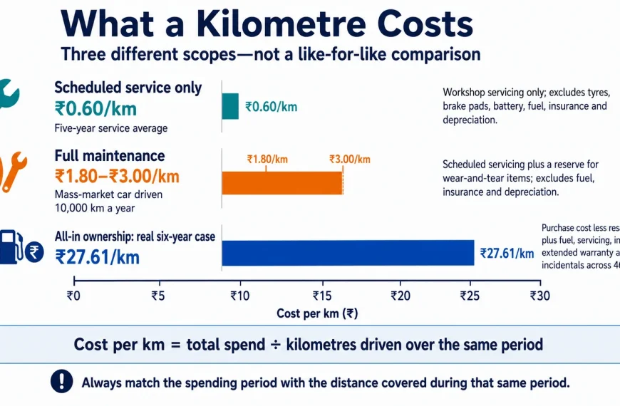 New Car Prices in India: On-Road Price, Mileage & Specs (2026) 1 Car maintenance cost per km