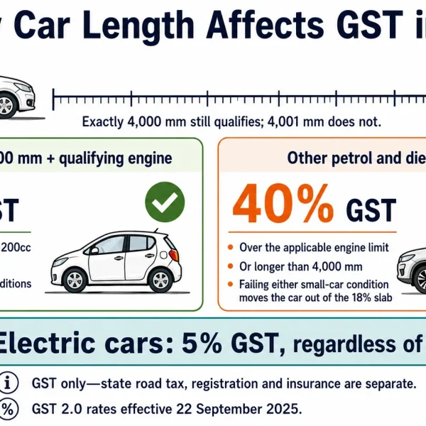 New Car Prices in India: On-Road Price, Mileage & Specs (2026) 2 Tax on car length in India
