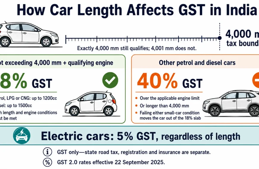 Tax on car length in India